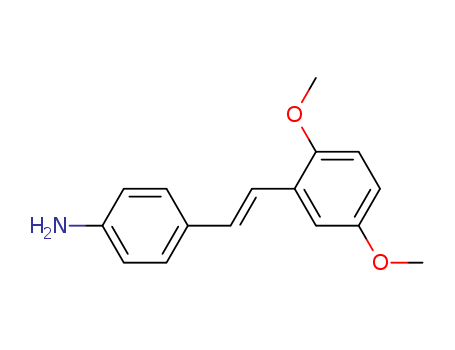 Benzenamine,4-[2-(2,5-dimethoxyphenyl)ethenyl]-