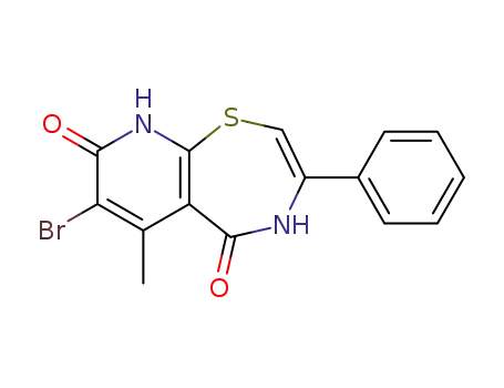 7-bromo-6-methyl-3-phenylpyrido[3,2-f][1,4]thiazepine-5,8(4H,9H)-dione