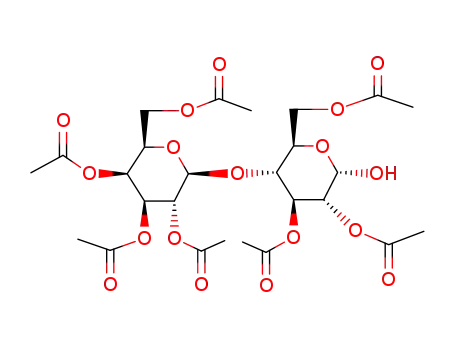 4’-O-(2,3,4,6-tetra-O-acetyl-β-D-galactopyranosyl)-2’,3’,6’-tri-O-acetyl-D-glucopyranose