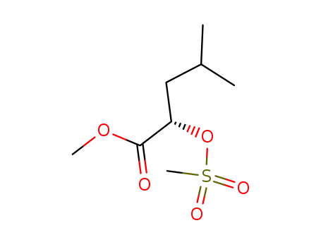 (S)-2-methanesulfonyloxy-4-methylpentanoic acid methyl ester