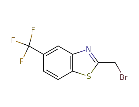 Molecular Structure of 123895-42-1 (2-(BROMOMETHYL)-5-(TRIFLUOROMETHYL) BENZOTHIAZOLE)