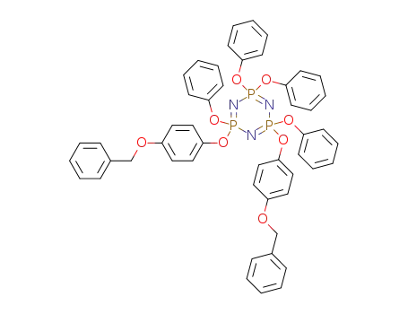 1,1,3,5-tetraphenoxy-3,5-[(4-benzyoxy)phenoxy]cyclotriphosphazatriene