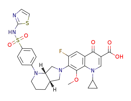 C<sub>30</sub>H<sub>30</sub>FN<sub>5</sub>O<sub>6</sub>S<sub>2</sub>