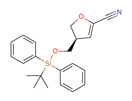 (R)-4-(((tert-butyldiphenylsilyl)oxy)methyl)-4,5-dihydrofuran-2-carbonitrile