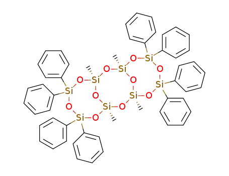 syn-1,3,9,11-tetramethyl-5,5,7,7,13,13,15,15-octaphenyltricyclo[9.5.1.1(3,9)]octasiloxane