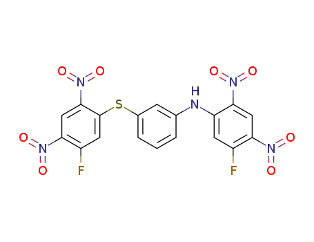 C<sub>18</sub>H<sub>9</sub>F<sub>2</sub>N<sub>5</sub>O<sub>8</sub>S