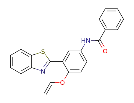 N-[3-(benzo[d]thiazol-2-yl)-4-(vinyloxy)phenyl]benzamide