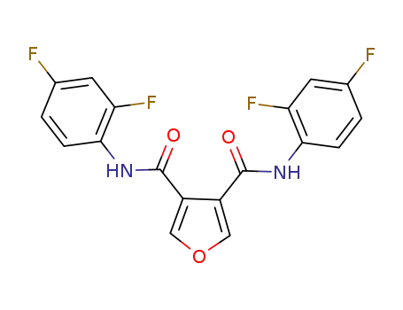 N,N'-bis(2,4-difluorophenyl)furan-3,4-dicarboxamide