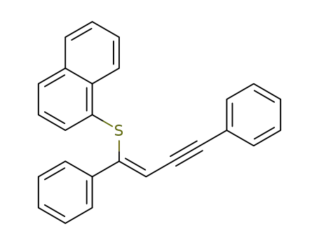 (Z)-1-(1-naphthylthio)-1,4-diphenyl-1-buten-3-yne