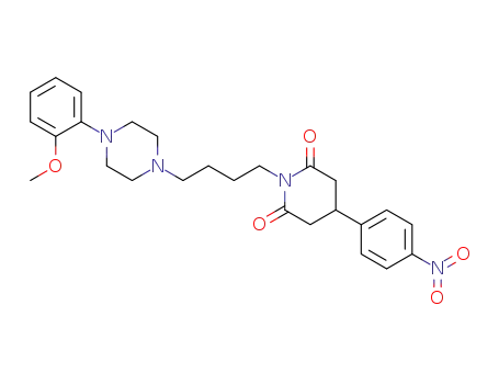 1-[4-[4-(2-methoxyphenyl)piperazin-1-yl]butyl]-4-(4-nitrophenyl)piperidine-2,6-dione