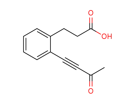 3-(2-(3-oxobut-1-ynyl)phenyl)propanoic acid