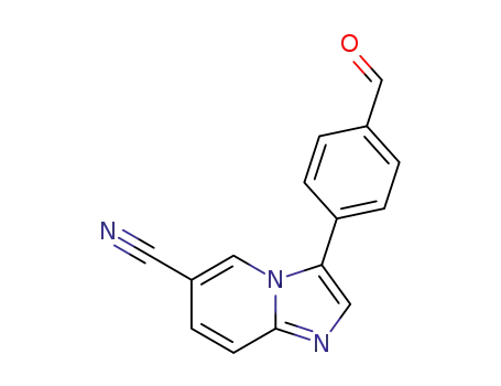 3-(4-formylphenyl)-imidazo[1,2-a]pyridine-6-carbonitrile