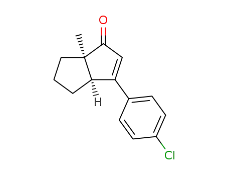 (3aR,6aR)-3-(4-chlorophenyl)-6a-methyl-4,5,6,6a-tetrahydropentalen-1(3aH)-one