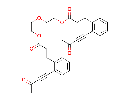 2,2'-oxybis(ethane-2,1-diyl) bis(3-(2-(3-oxobut-1-ynyl)phenyl)propanoate)