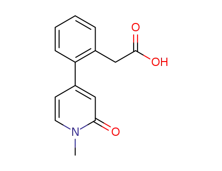 2-(1-methyl-2-oxo-1,2-dihydropridin-4-yl)phenylacetic acid