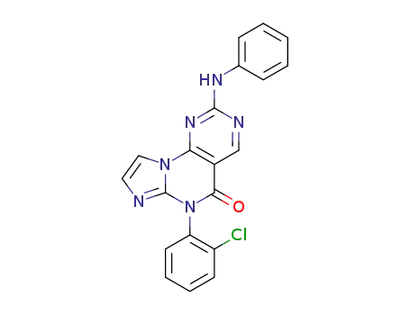 2-anilino-6-(2-chlorophenyl)imidazo[1,2-a]pyrimido[5,4-e]pyrimidin-5(6H)-one