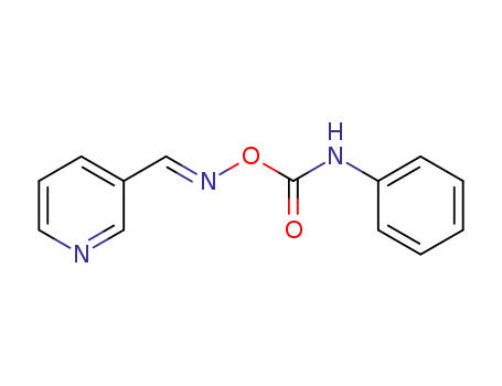 (E)-N-phenylcarbamoyl-3-pyridinecarbaldehyde oxime
