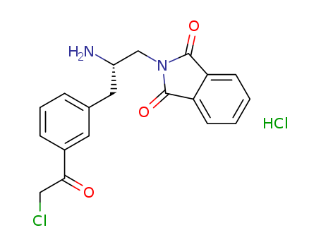 (S)-2-(2-amino-3-(3-(2-chloroacetyl)phenyl)propyl)isoindoline-1,3-dione hydrochloride