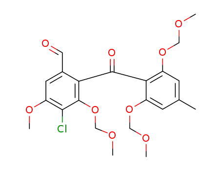 C<sub>22</sub>H<sub>25</sub>ClO<sub>9</sub>