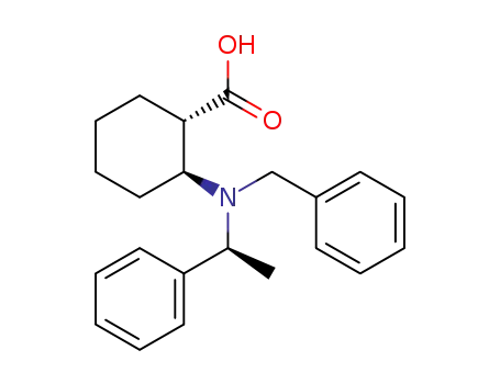 (1S,2S)-2-(N-benzyl-N-((S)-α-methylbenzyl)amino)cyclohexanecarboxylic acid