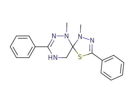 4,6-dimethyl-2,8-diphenyl-1-thia-3,4,6,7,9-pentaazaspiro[4.5]dec-2,7-diene