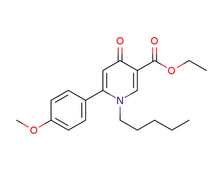 ethyl 6-(4-methoxyphenyl)-4-oxo-1-pentyl-1,4-dihydropyridine-3-carboxylate