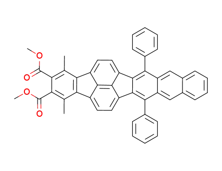 dimethyl 1,4-dimethyl-7,14-diphenylindeno[1,2,3-cd]naphtho[2,3-k]fluoranthene-2,3-dicarboxylate