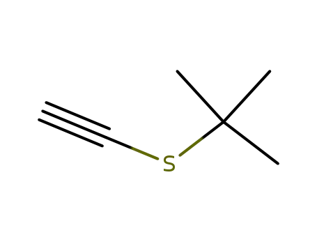 Molecular Structure of 41463-35-8 (1-(t-butylthio)acetylene)