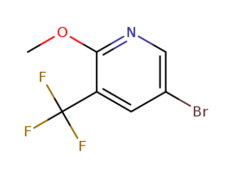 5-Bromo-2-methoxy-3-(trifluoromethyl)pyridine 1214377-42-0