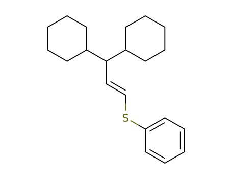 (E)-(3,3-dicyclohexylprop-1-enyl)(phenyl)sulfane