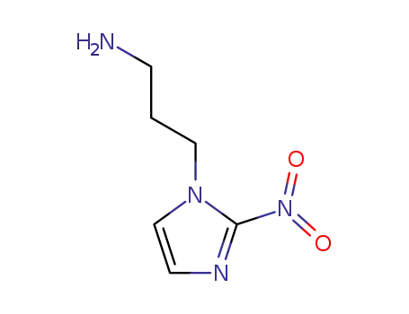 Molecular Structure of 154643-76-2 (1H-Imidazole-1-propanamine, 2-nitro-)
