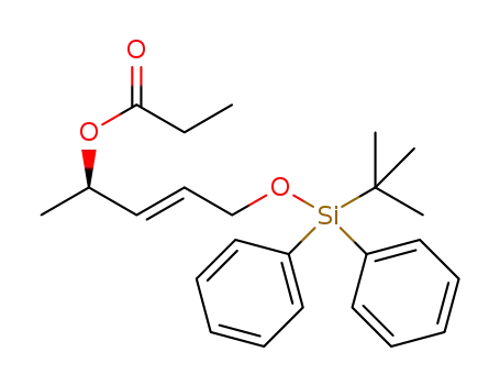 (R,E)-(-)-5-(tert-butyldiphenylsilyloxy)pent-3-en-2-yl propionate