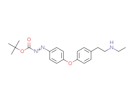tert-butyl 2-(4-(4-(2-(ethylamino)ethyl)phenoxy)phenyl)azocarboxylate