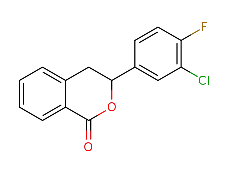 (dl)-3-(3'-chloro-4'-fluorophenyl)-3,4-dihydroisocoumarin