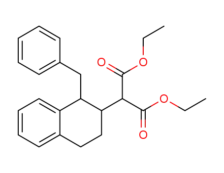 diethyl 2-(1-benzyl-1,2,3,4-tetrahydronaphthalen-2-yl)malonate