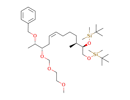(2S,3S,5Z,10S,11R)-2-benzyloxy-11,12-bis(tert-butyldimethylsilyloxy)-3-(2-methoxyethoxymethoxy)-10-methyldodec-5-ene