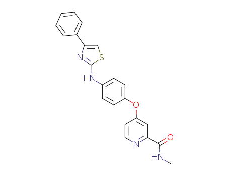 N-methyl-4-(4-(4-phenylthiazol-2-ylamino)phenoxy)picolinamide
