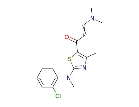 3-dimethylamino-1-{2-[(2-chlorophenyl)(methyl)amino]-4-methylthiazol-5-yl}propenone