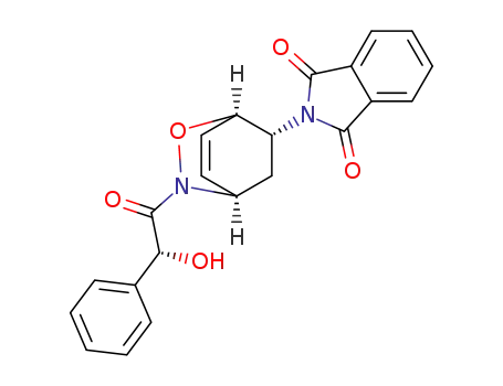 3-[(R)-mandeloyl]-7-phthalimido-2-oxa-3-azabicyclo[2.2.2]oct-5-ene