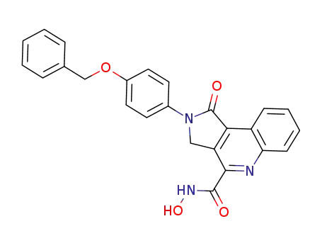 2-[4-(benzyloxy)phenyl]-2,3-dihydro-N-hydroxy-1-oxo-1H-pyrrolo[3,4-c]quinoline-4-carboxamide