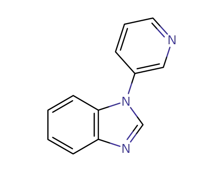 Molecular Structure of 25660-38-2 (1H-Benzimidazole,1-(3-pyridinyl)-(9CI))