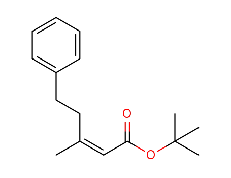 tert-butyl (Z)-3-methyl-5-phenyl-2-pentenoate