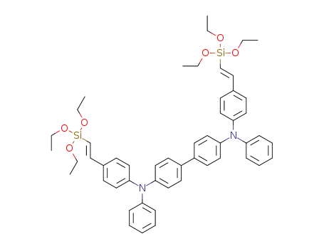 N,N'-diphenyl-N,N'-bis(4-((E)-2-(triethoxysilyl)-vinyl)phenyl)biphenyl-4,4'-diamine