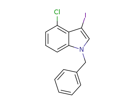 1-benzyl-4-chloro-3-iodoindole
