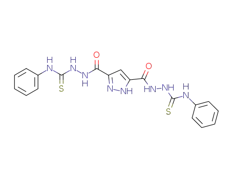 1-H-pyrazole-3,5-dicarboxybis(phenylthiosemicarbazide)