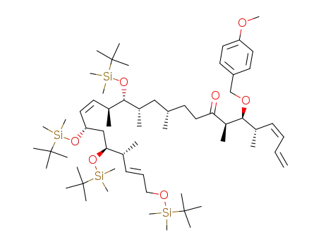 (3Z,16Z,22E)-(5S,6S,7R,11S,13S,14R,15S,18S,20S,21R)-14,18,20,24-Tetrakis-(tert-butyl-dimethyl-silanyloxy)-6-(4-methoxy-benzyloxy)-5,7,11,13,15,21-hexamethyl-tetracosa-1,3,16,22-tetraen-8-one