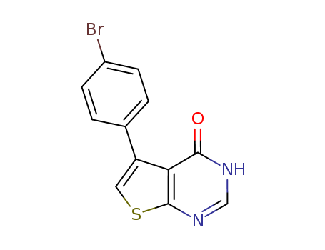 Thieno[2,3-d]pyrimidin-4(1H)-one, 5-(4-bromophenyl)-