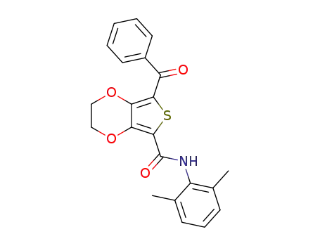 N-(2,6-dimethylphenyl)-7-(phenylcarbonyl)-2,3-dihydrothieno[3,4-b][1,4]dioxine-5-carboxamide