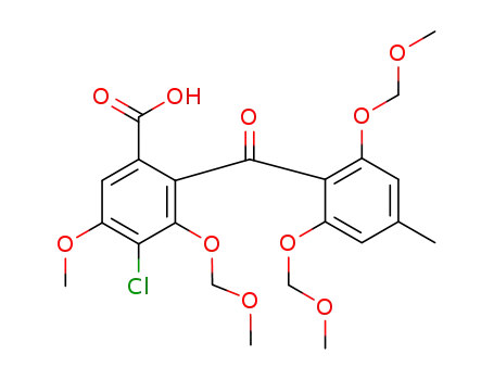 C<sub>22</sub>H<sub>25</sub>ClO<sub>10</sub>