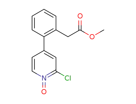 methyl 2-(1-oxido-2-chloropyridin-4-yl)phenylacetate